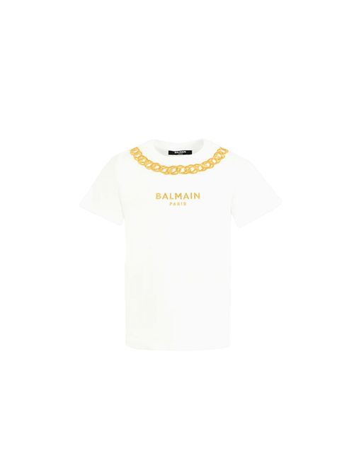 T-shirt, unisex, logata. BALMAIN | BX8B71 Z3186100OR